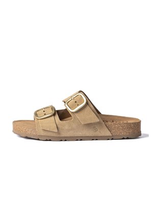 PLANA JERBA-700 - Mules - marrón claro