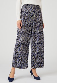 Damart ÈME PLISS ÉE - Broek - Blue Floral