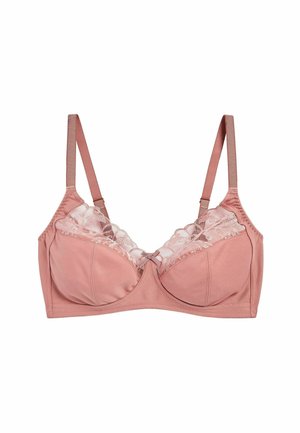 TOTAL SUPPORT EMBROIDERED NON PAD NON WIRED - Bustier - rose pink