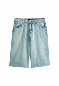 REGULAR FIT - Denimové šortky - mid blue