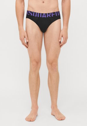 NEOCLASSIC LOGO BRIEF - Slip - black/violet