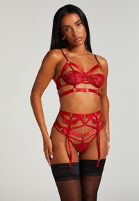 Hunkemöller JACKY SUSPENDER - Prisegamų kojinių diržai - chili pepper