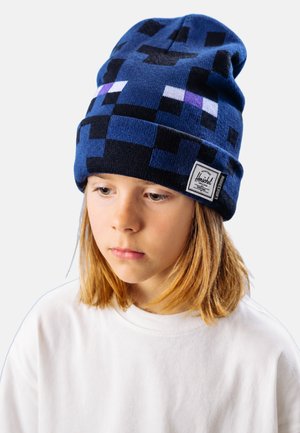 Herschel, MINECRAFT ELMER UNISEX - Kootud müts - petrol blue