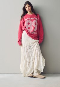 Next Mikina - washed red