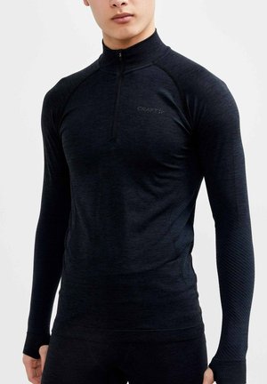 CORE DRY HALFZIP - Longsleeve - black