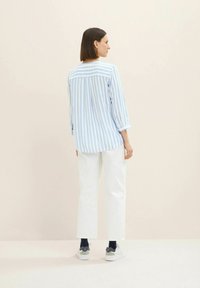 TOM TAILOR Blouse - dreamy blue offwhite stripe