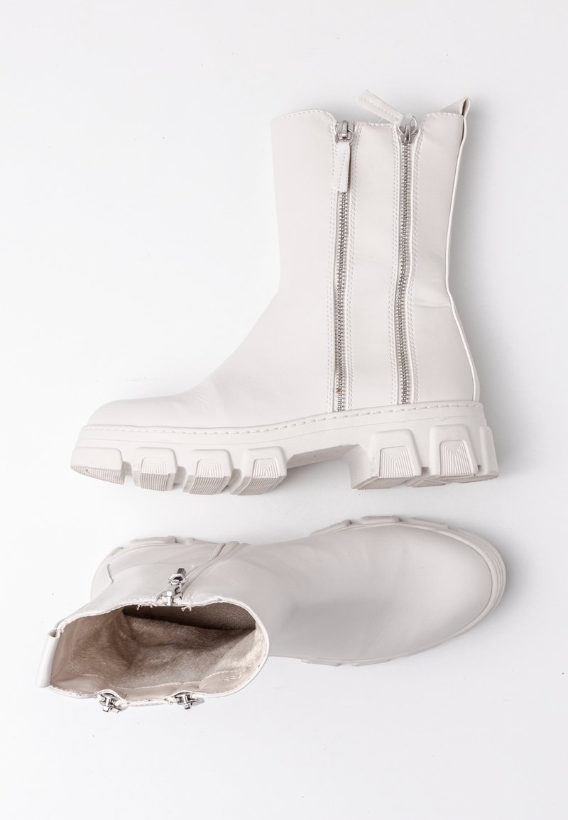 Tamaris Stivaletti con plateau - white
