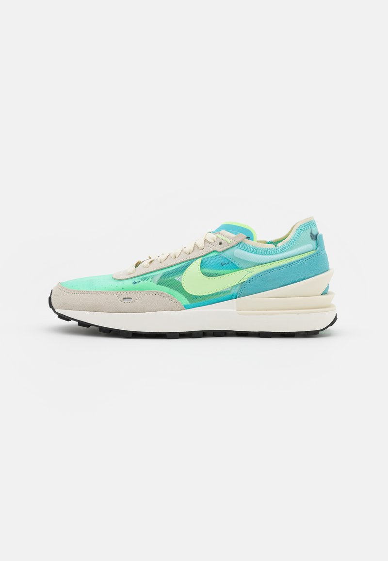 Nike Sportswear W NIKE WAFFLE ONE - Sapatilhas - white/lime glow/black