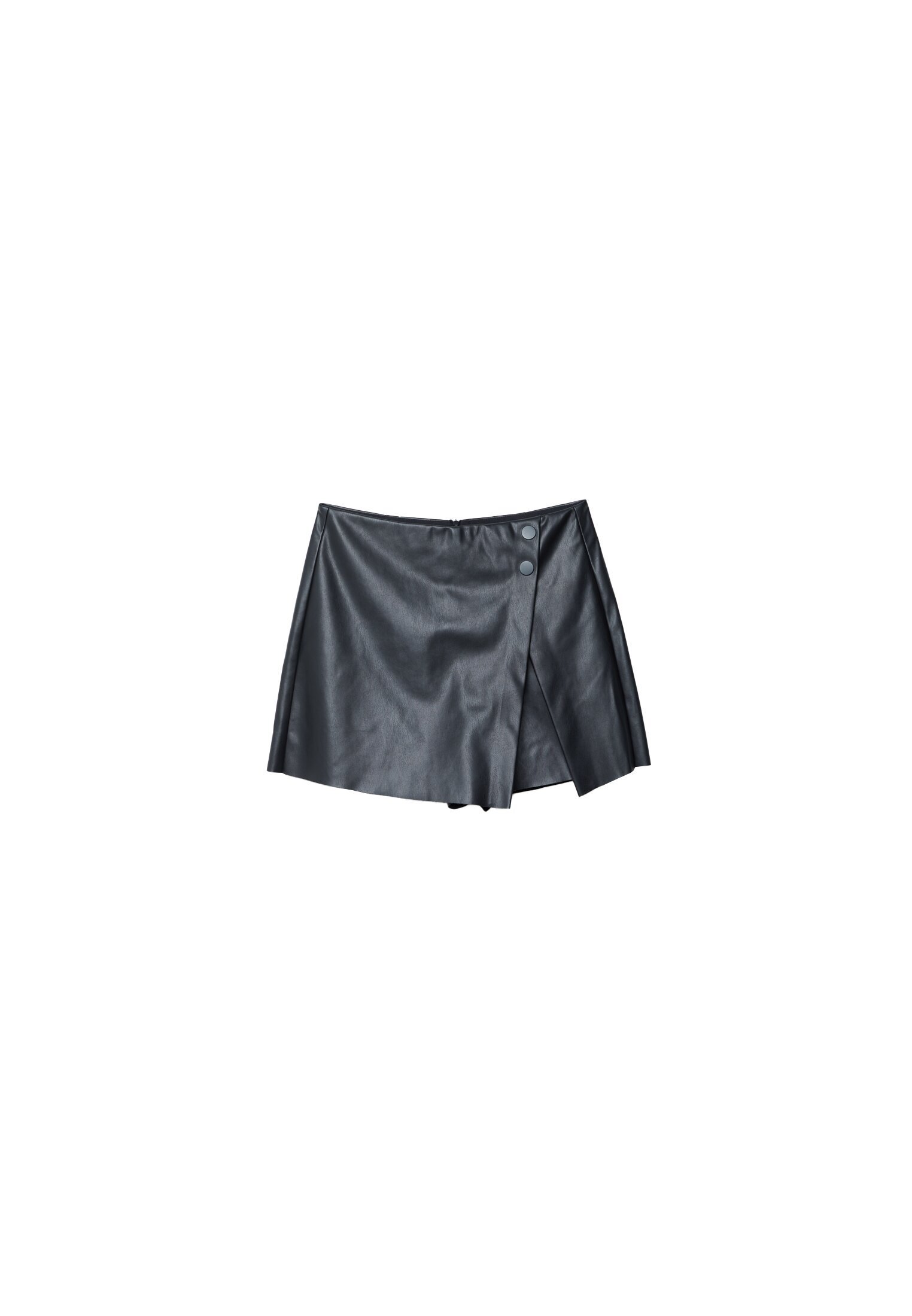 Black wrap skirt