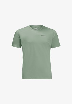 Jack Wolfskin DELGAMI S/S - Sport T-shirt - eucalyptus