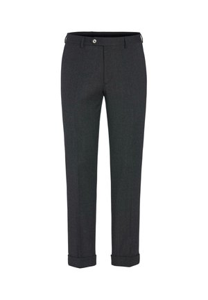 Oscar Jacobson, DANDY TURN UP TROUSERS - Chino - dark grey
