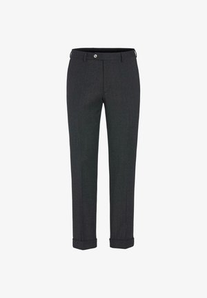 Oscar Jacobson, DANDY TURN UP TROUSERS - Chino - dark grey