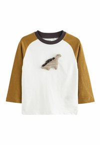 Next REGULAR FIT - Pitkähihainen paita - ochre cream dinosaur