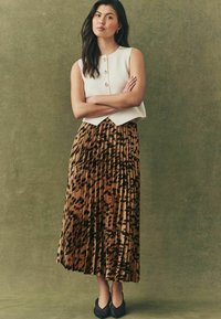 Next REGULAR FIT - Jupe trapèze - leopard print