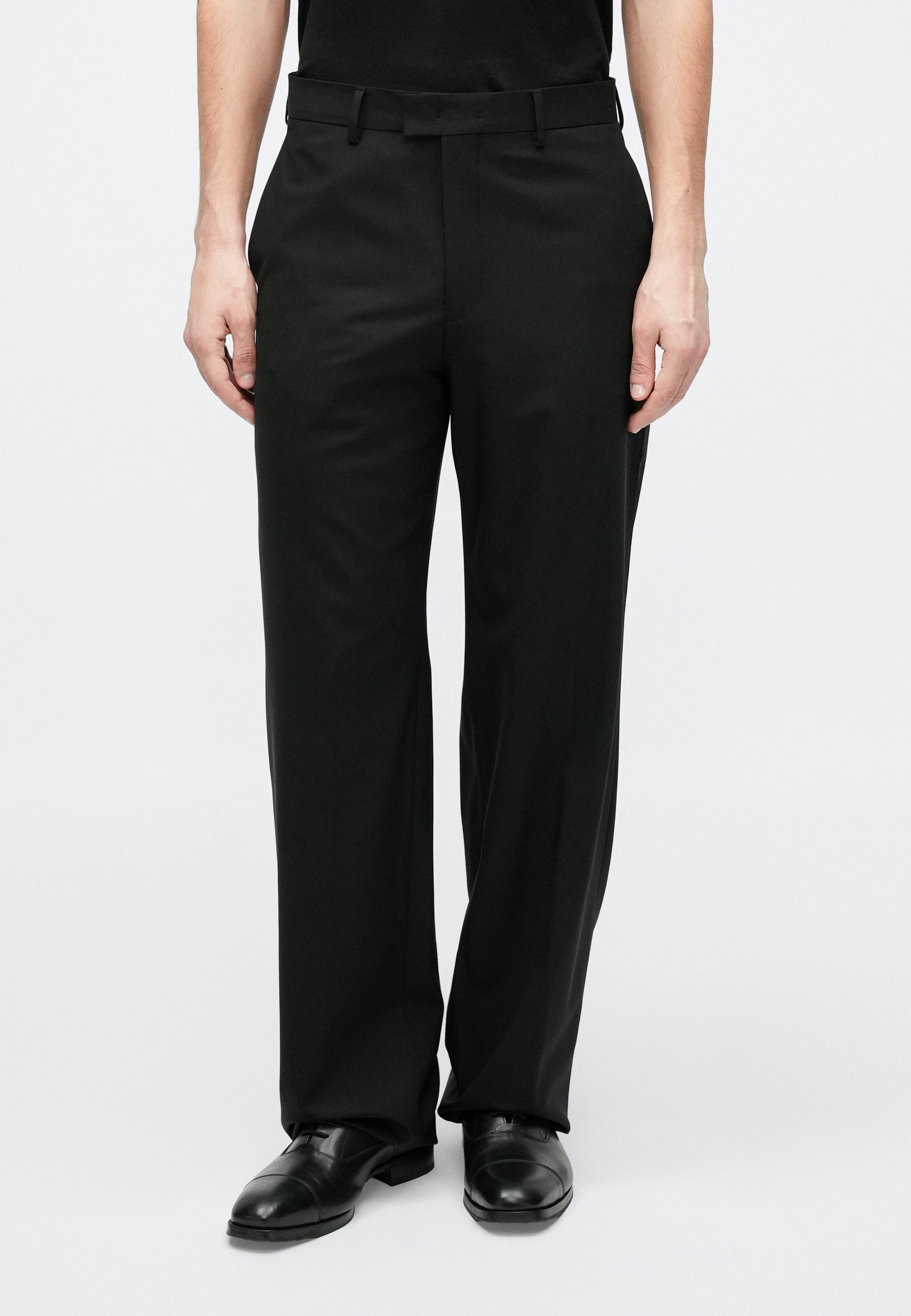 Emporio Armani TROUSER - Trousers - black beauty/black - Zalando.co.uk