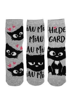 3ER PACK RALF SCHMITZ - HILDEGARD KATZE - Socken - grau schwarz