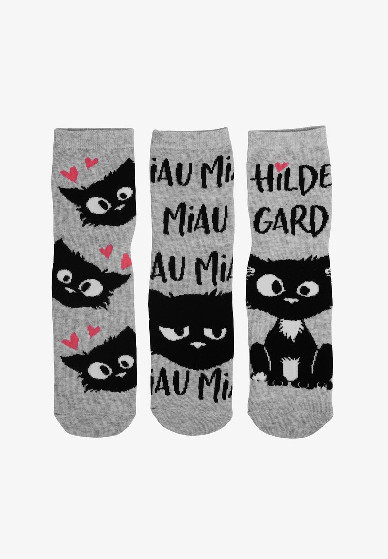 United Labels 3ER PACK RALF SCHMITZ - HILDEGARD KATZE - Socks - grau schwarz