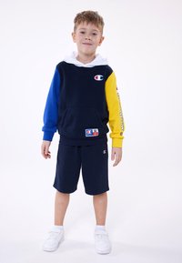 Champion RETRO SPORT HOODED UNISEX - Hoodie - blue/white/yellow