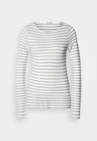 LONG SLEEVE BOAT NECK STRIPED - Μπλούζα με μακριά μανίκια - multi/silvery blue