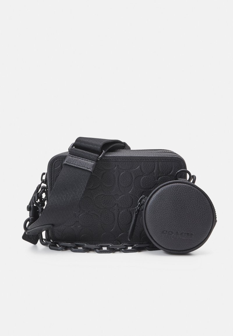 COACH CHARTER CROSSBODY IN BLACKOUT SIGNATURE UNISEX - Cross body bag ...