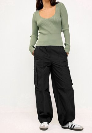 Cargo trousers - black