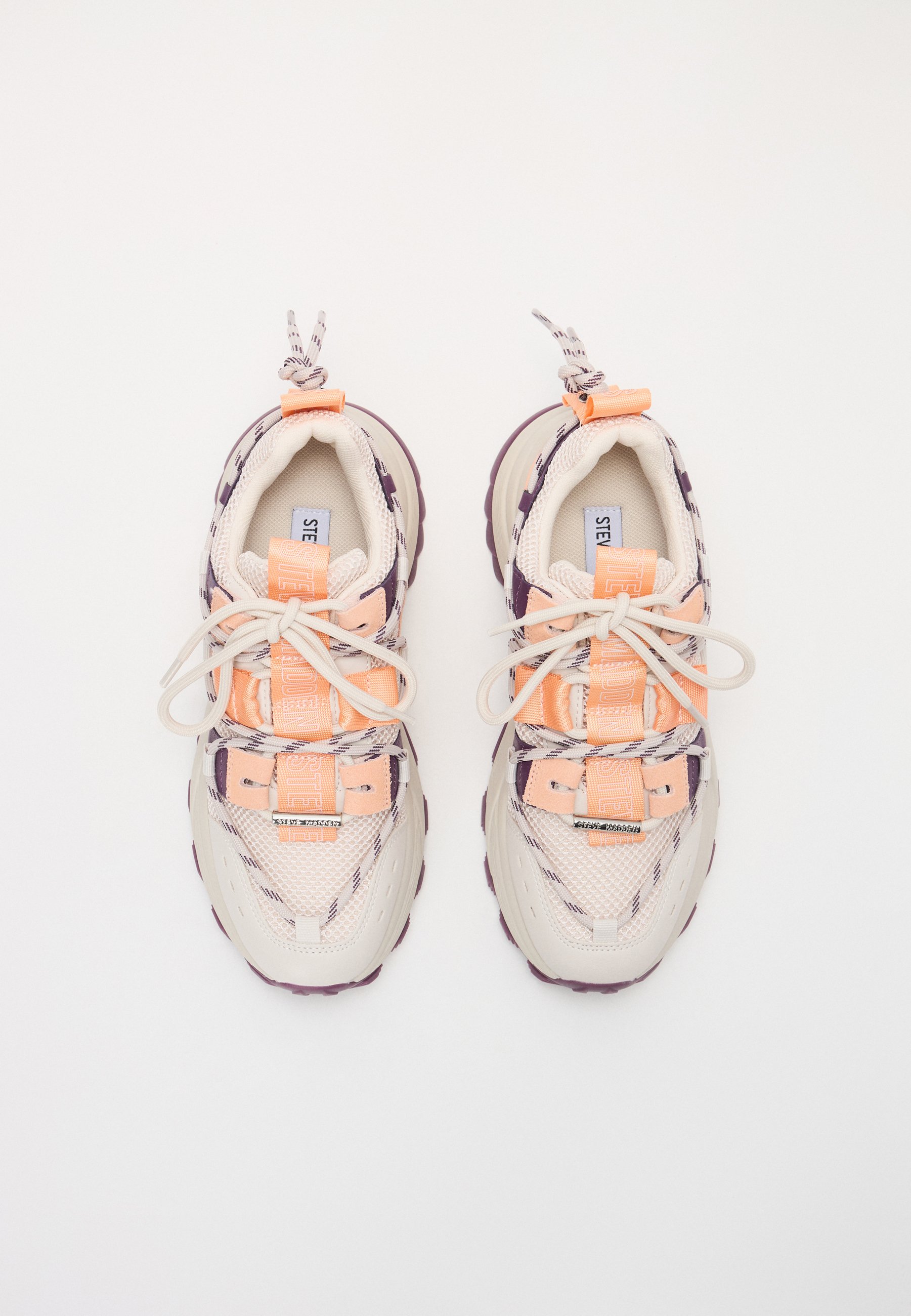 Steve Madden TAZMANIA - Sneakers low - plum/peach/roz - Zalando.ro