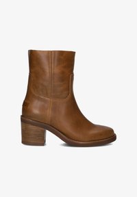 Shabbies Amsterdam Korte laarzen cognac