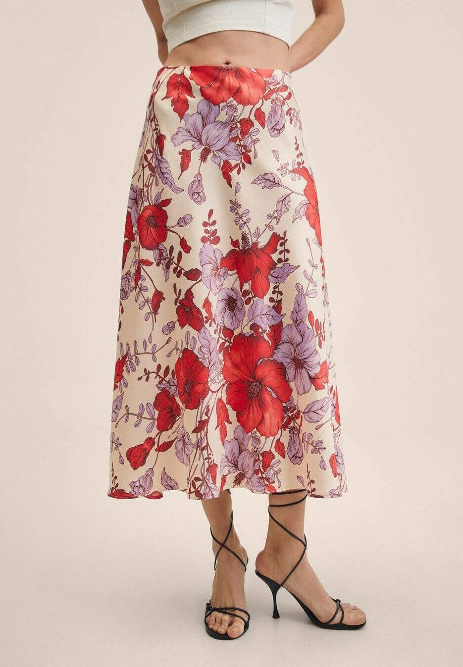 Mango LOVE - Gonna a campana - rood/rosso - Zalando.it