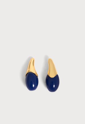 Guess, TRUE COLORS - Earrings - yellow gold-coloured/blue
