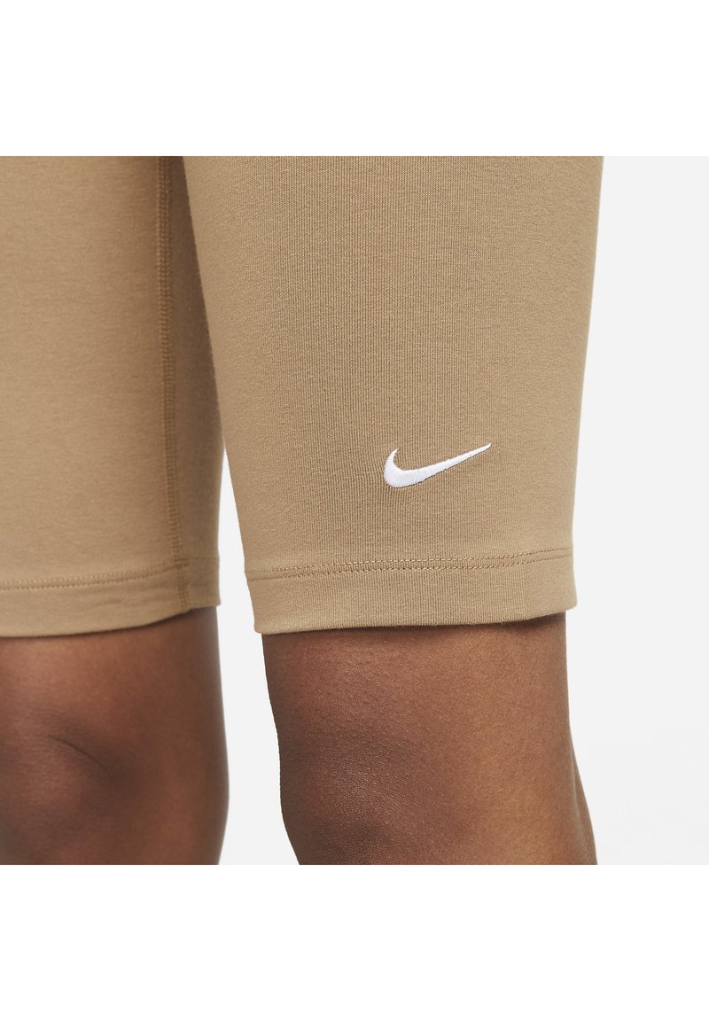 nike brown biker shorts