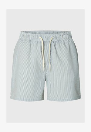 Selected, SLHCOOPER SEERSUCKER - Shorts da mare - blue mirage