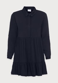 VILA Petite Skjortklänning - dark blue