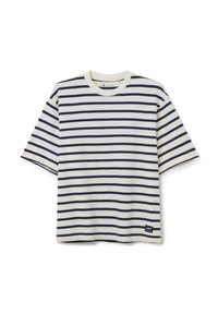 STRIPED - Camiseta estampada - blue white