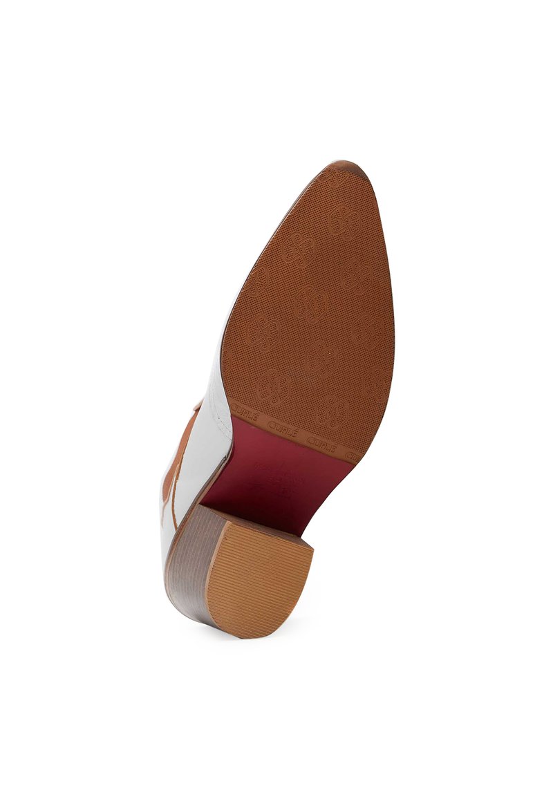 Damen Ankle Boots | CUPLÉ Cowboy-/Bikerstiefelette white/weiß - ZD67913 Damen Ankle Boots | CUPLÉ Cowboy-/Bikerstiefelette white/weiß - ZD67913