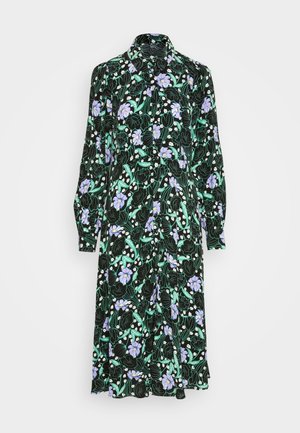 YAS, YASKATYRA MIDI SHIRT DRESS - Риза рокля - black katyra aop