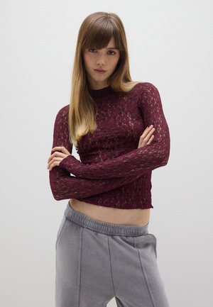 LONG SLEEVE  - Camiseta de manga larga - cherry red