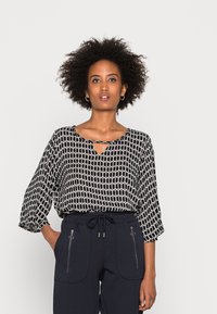 Kaffe - KAHILDUR AMBER  - Bluse - black/chalk Thumbnail-Bild 1