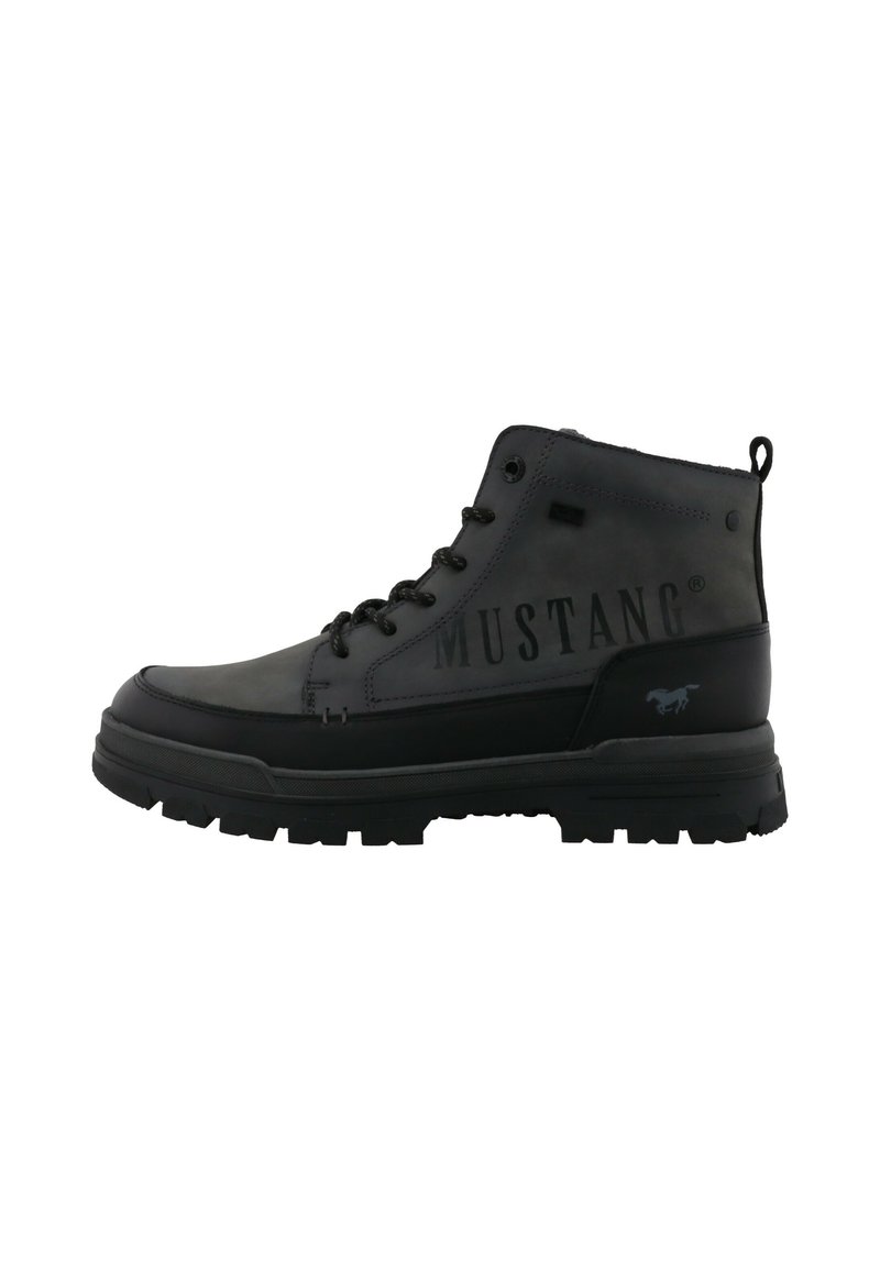Mustang Botines con cordones - grey