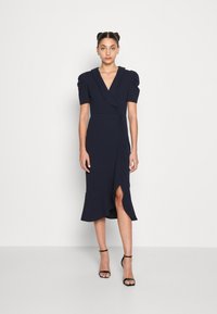 VILA - VICLARA MIDI DRESS  - Jerseykjole - navy Miniatyrbilde 1