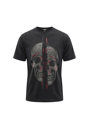 2Y Premium, REXAR SLIM FIT TEE - T-Shirt print - black