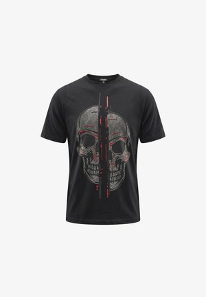 2Y Premium, REXAR SLIM FIT TEE - T-Shirt print - black