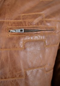 bugatti Lederjacke - cognac
