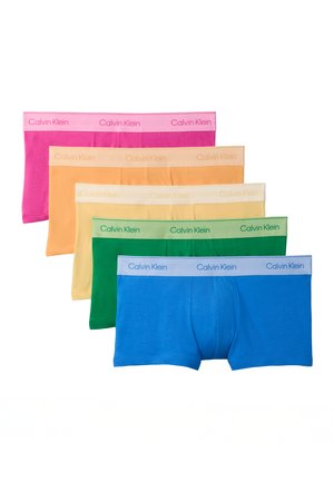 Calvin Klein Underwear, LOW RISE TRUNK 5 PACK PRIDE COTTON - Krátke boxerky - mardi gras green/relay orange/gold-coloured
