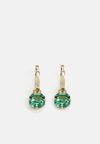 PE STONE HUGGIE DROP - Earrings - gold-coloured/erinite