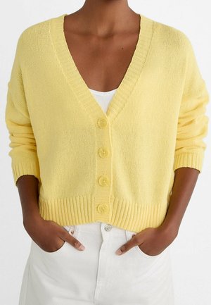 Vest - mottled light yellow