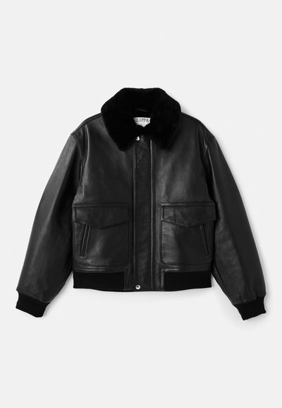 Filippa K AVIATOR JACKET - Chaquetas bomber - black