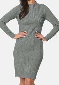 MADELEINE Robe fourreau - mottled grey