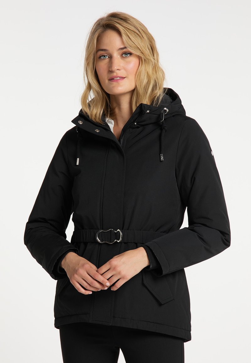 Damen Parkas | usha USHA LIBBI Parka schwarz - MW41348 Damen Parkas | usha USHA LIBBI Parka schwarz - MW41348