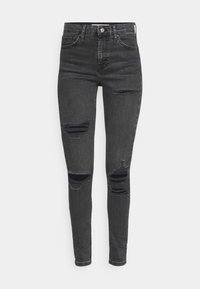 Topshop Vaqueros pitillo - black
