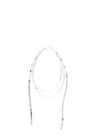 LONG CHAIN - Verižica - metallic grey